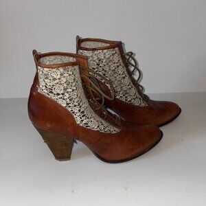 Faryl by /fayylrobin Anthropologie Veracruz Lace Up Boots